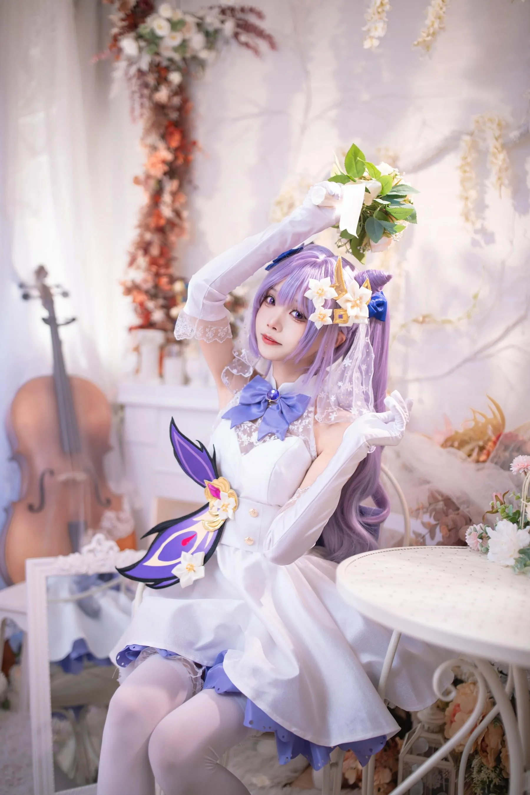 艾西aiwest – NO.02 刻晴花嫁 [40P]插图7